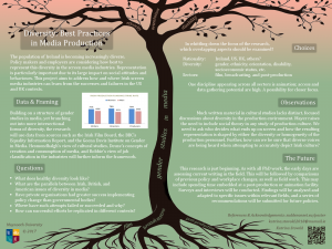 poster displaying a tree and text about Katrina's planned research